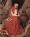 St Jerome und der Löwe Niederländische Maler Rogier van der Weyden